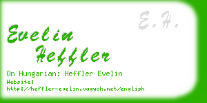 evelin heffler business card